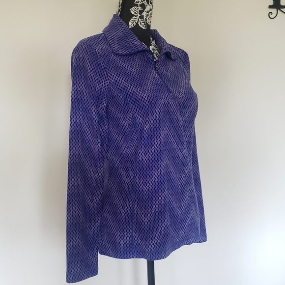 Columbia's winter run print half zip - Picture 5 of 13